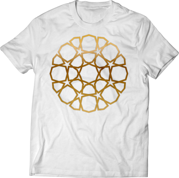 T - Shirt (Geometric-Golden)